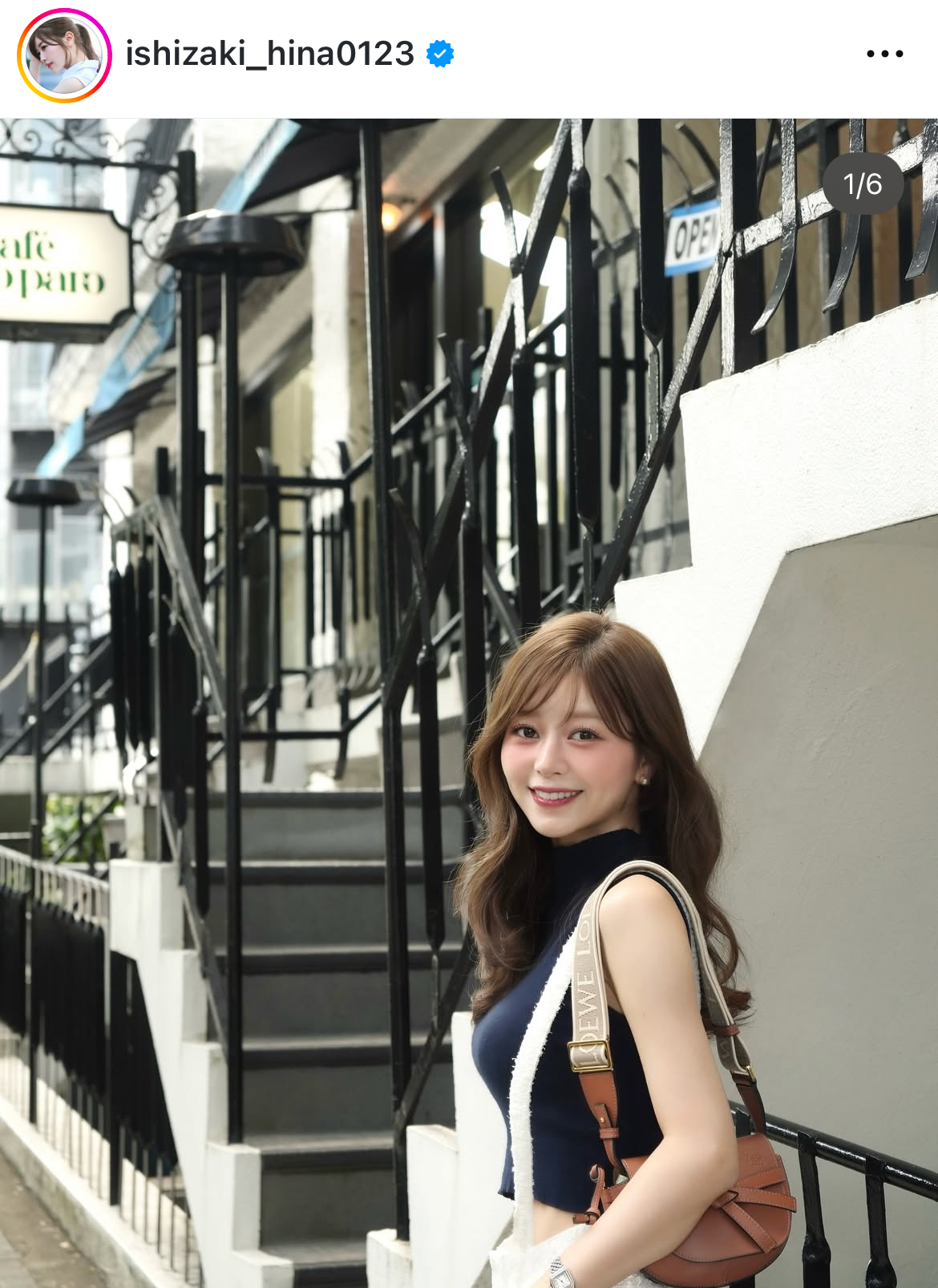 石崎日梨さんのインスタグラムから