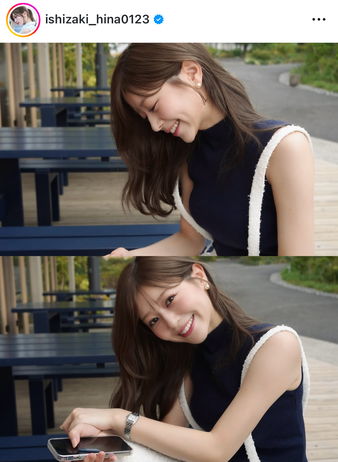 石崎日梨さんのインスタグラムから
