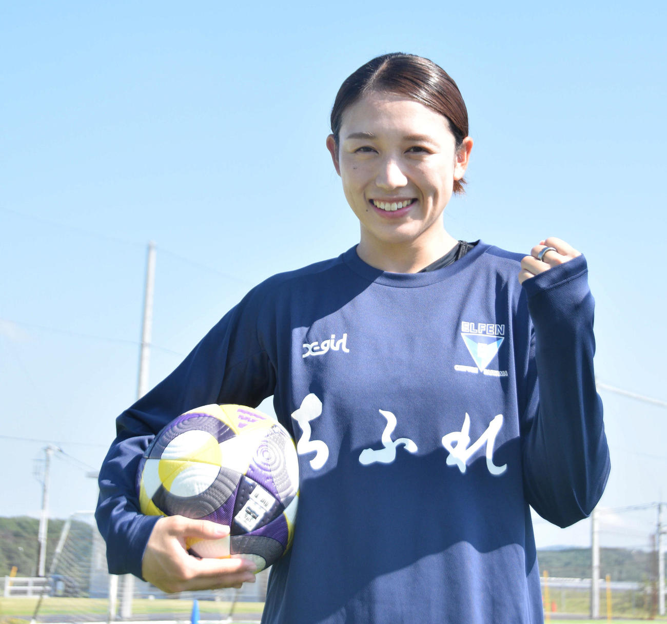 今季、産後復帰したちふれ埼玉の瀬野（撮影・泉光太郎）