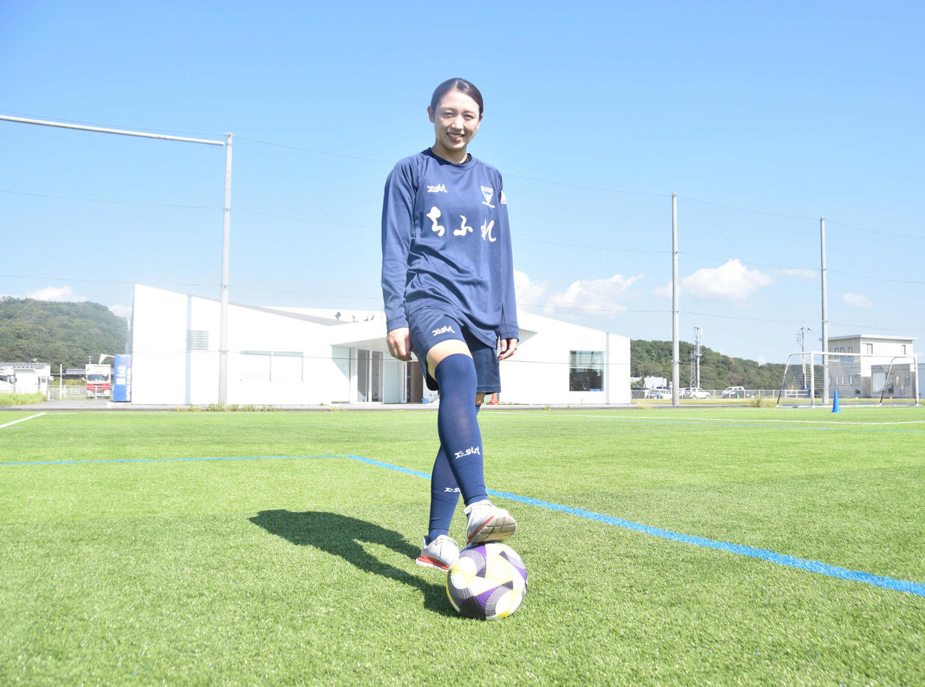 今季、産後復帰したちふれ埼玉の瀬野（撮影・泉光太郎）