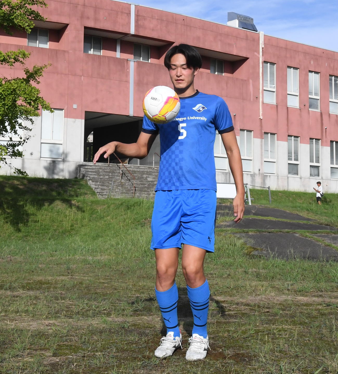 FC岐阜への加入が内定した新潟産大・湯岑（撮影・小林忠）