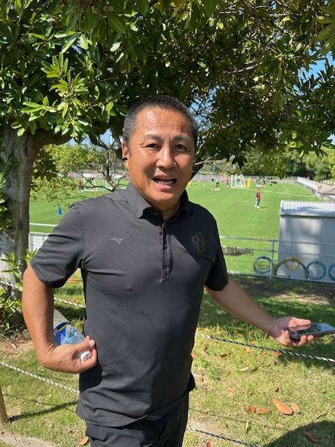 16日に取材に応じたC大阪森島会長