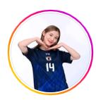 女子フットサル日本代表の松本直美のインスタグラムから