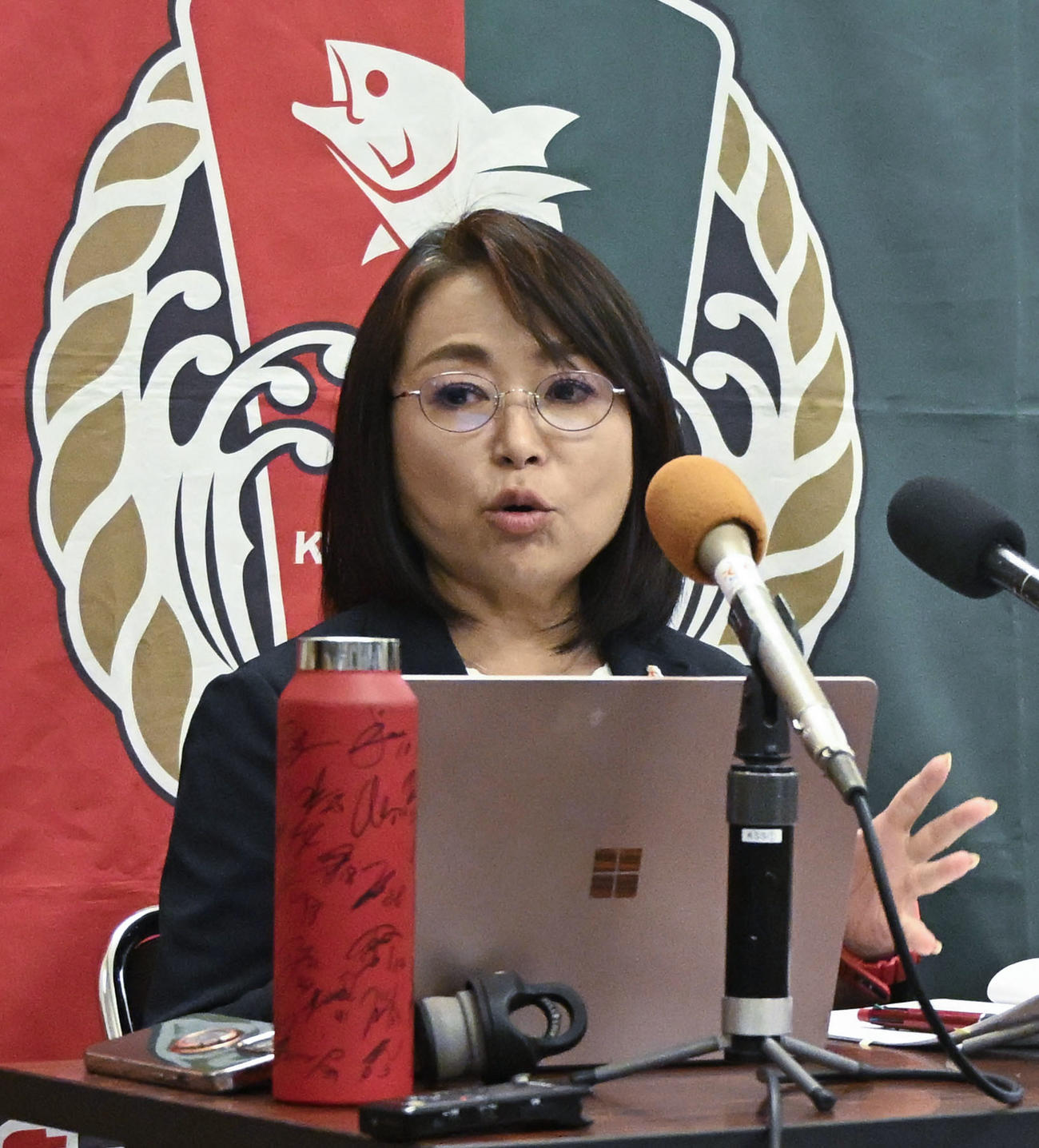 J3高知の山本志穂美代表取締役（共同）