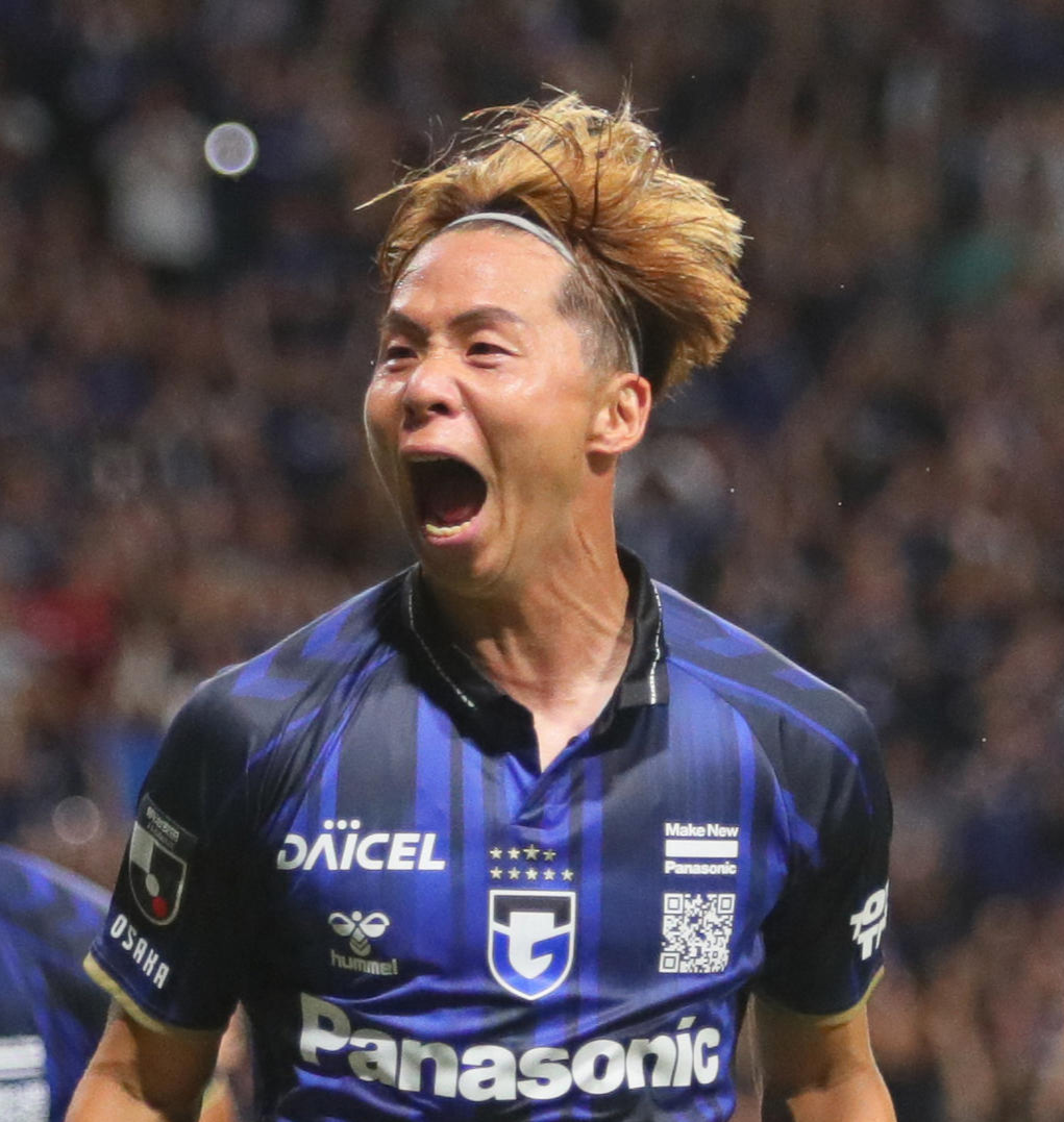G大阪安部柊斗（2025年撮影）