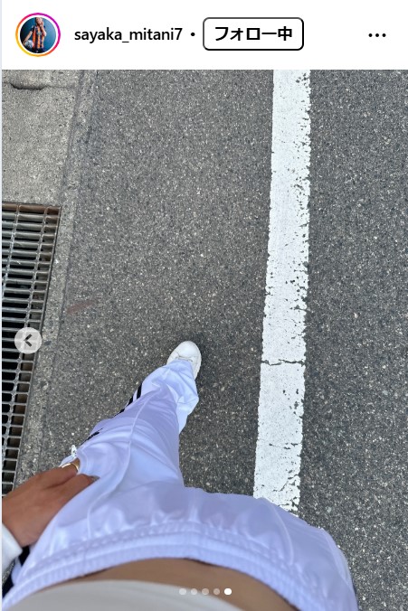 三谷沙也加のインスタグラムから