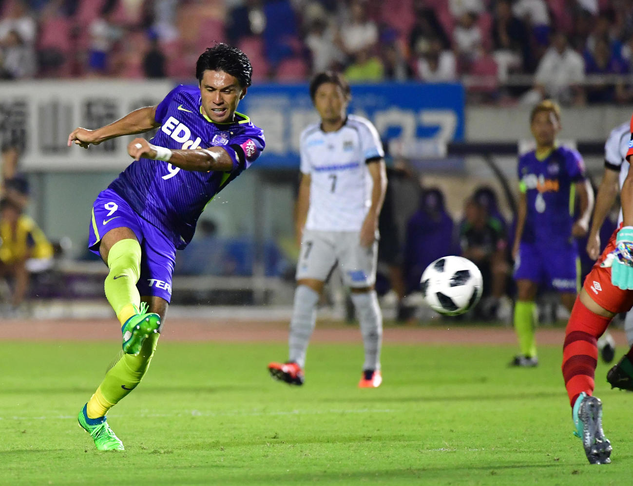 広島の工藤壮人（2018年7月18日撮影）