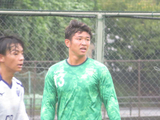 東京Vの山田剛綺は明大戦で後半16分から登場