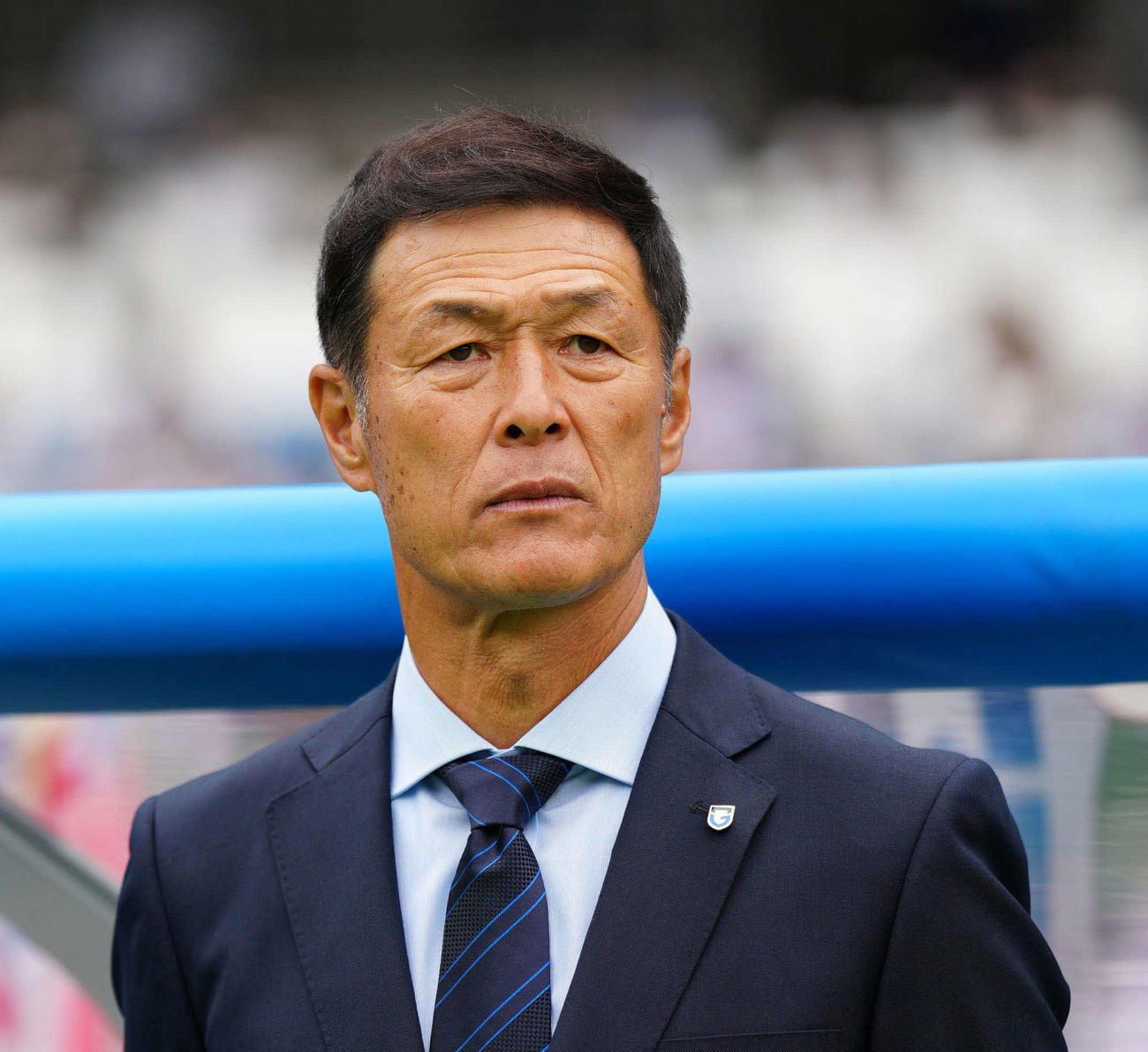 G大阪監督当時の松田浩氏（2022年10月撮影）