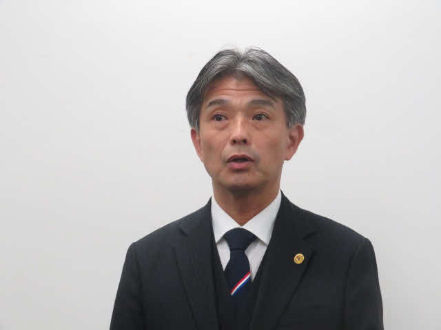 メディア対応した横浜の中山昭宏社長