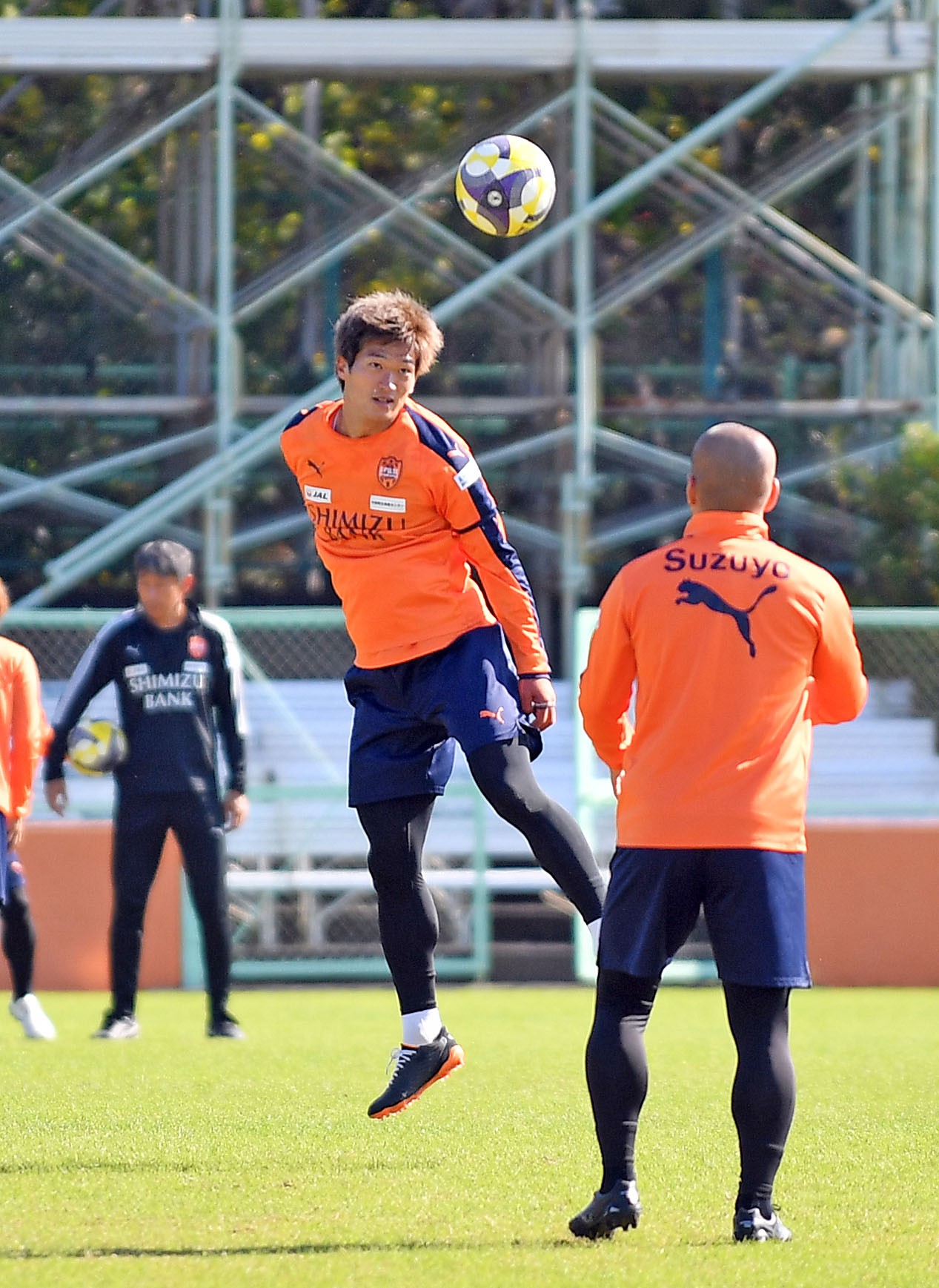 2試合ぶりのゴールを目指す清水北川