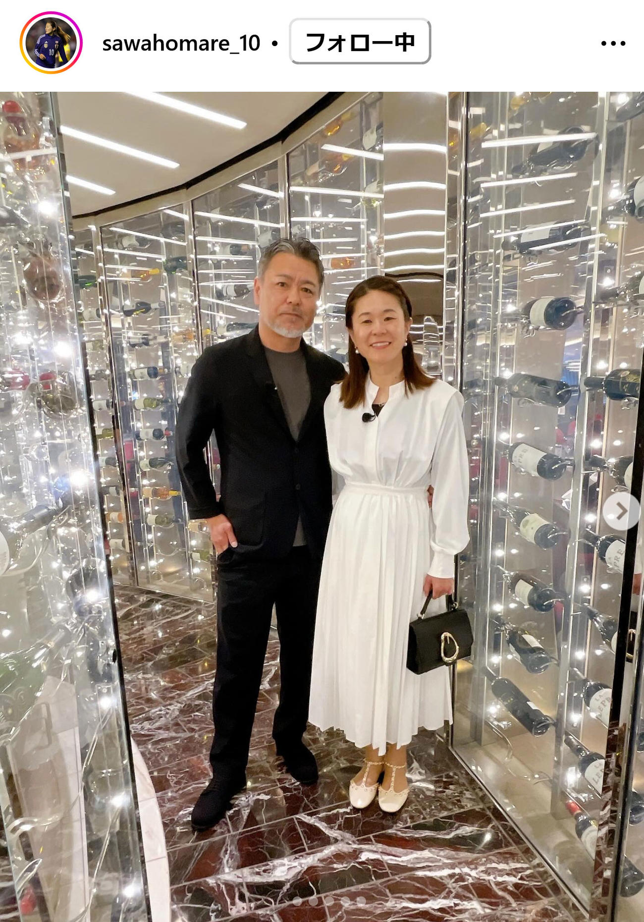 澤穂希さんのインスタグラムから