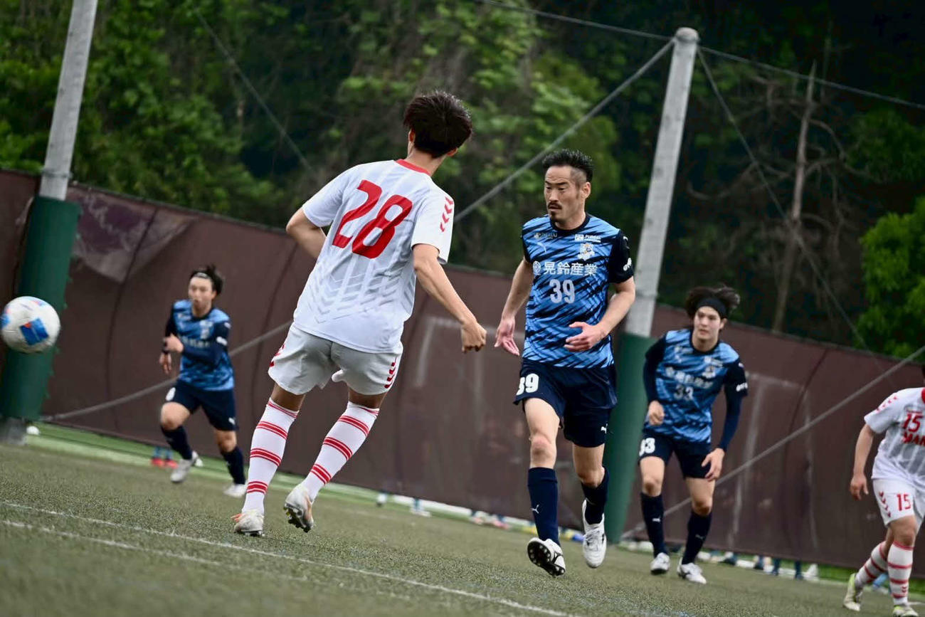 自身6度目の挑戦に挑むFIFTY CLUBの大久保（本人提供）