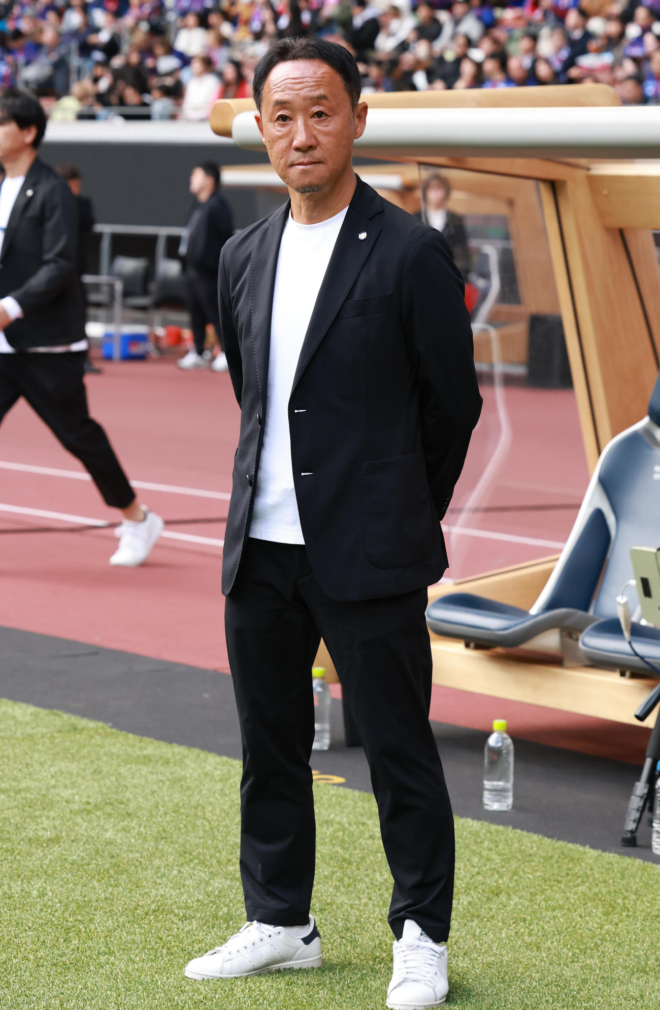 町田対東京　町田黒田監督（撮影・野上伸悟）