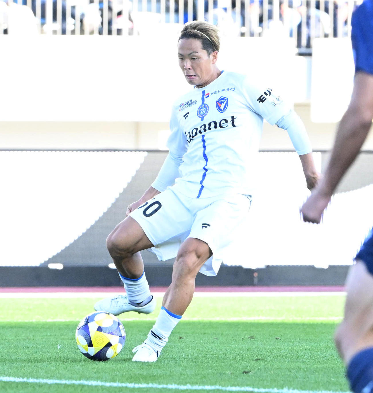 徳島対長崎　後半、ゴールを決める長崎翁長（撮影・石井愛子）