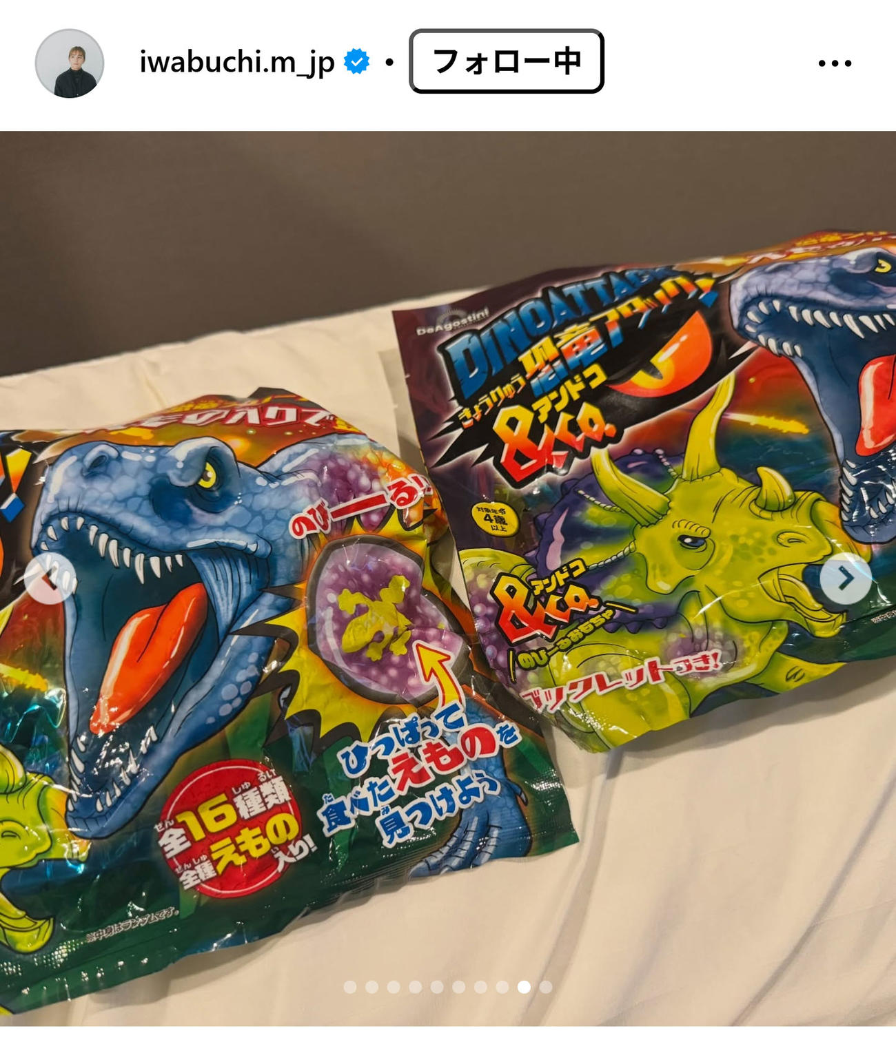 岩渕真奈さんのインスタグラムから