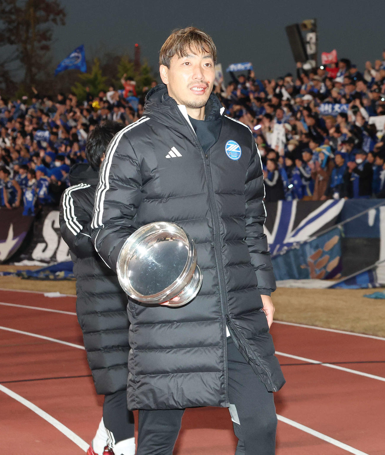 町田対名古屋　勝利し引き揚げる町田昌子（撮影・宮地輝）