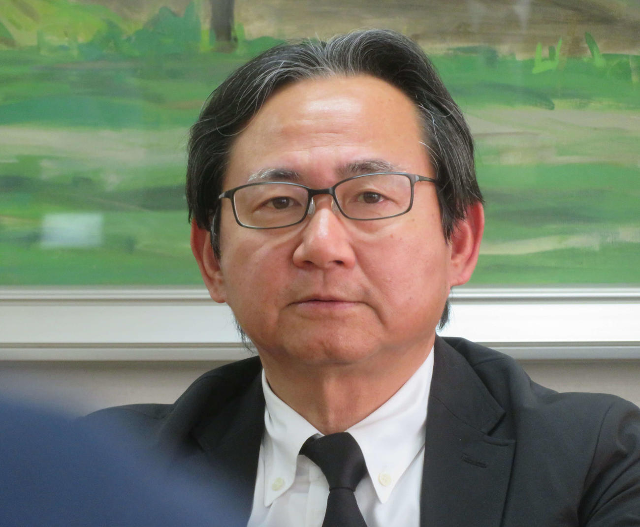 湘南ベルマーレ会長を解職された真壁潔氏（撮影・佐藤成）