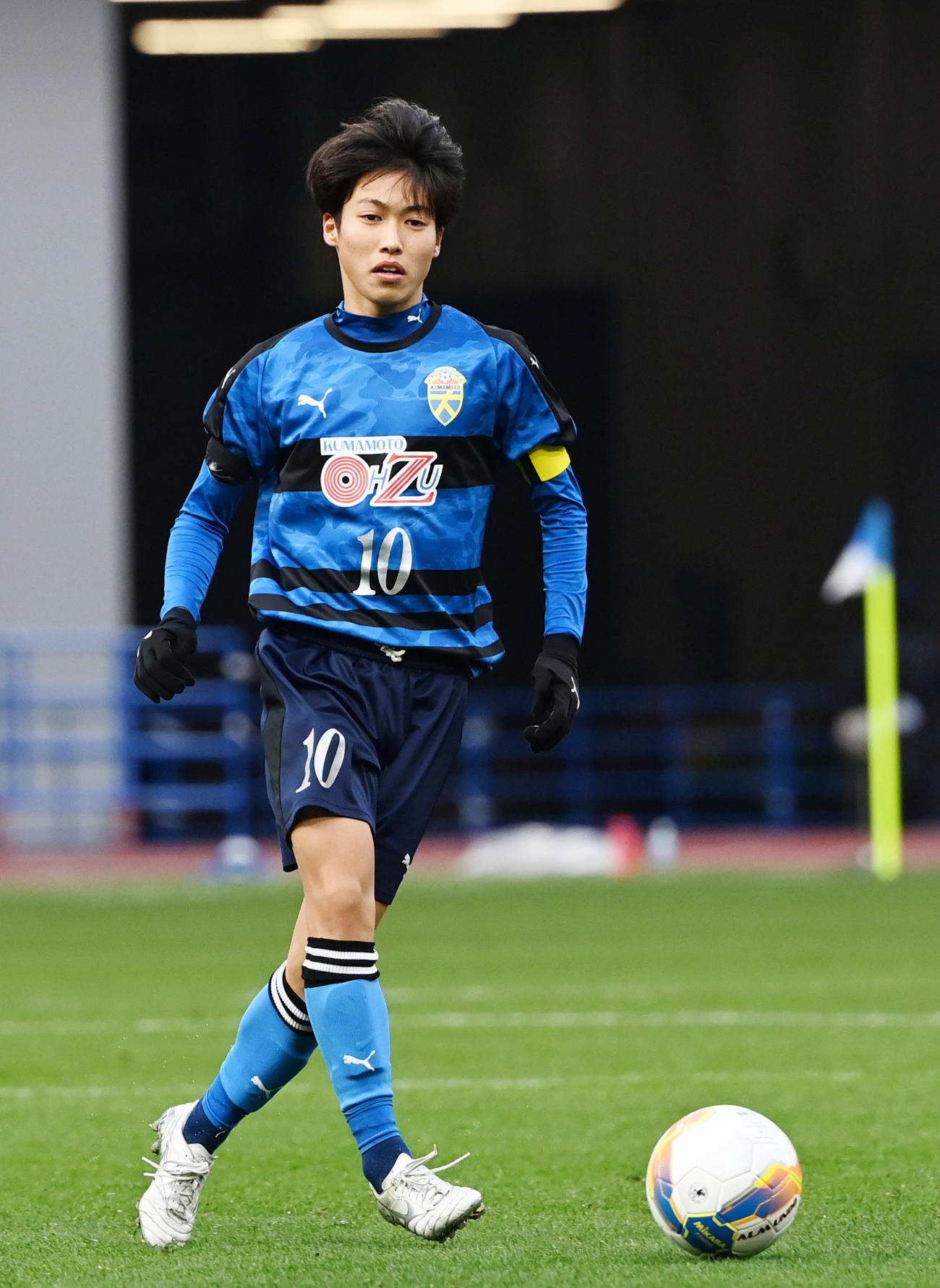 大津時代の森田大智（2022年1月撮影）
