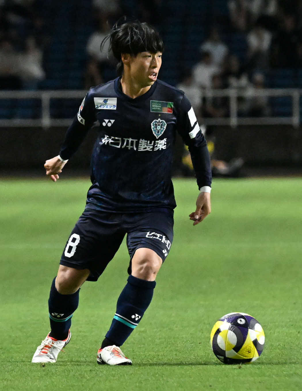 福岡から川崎に完全移籍の紺野和也（2025年7月撮影）