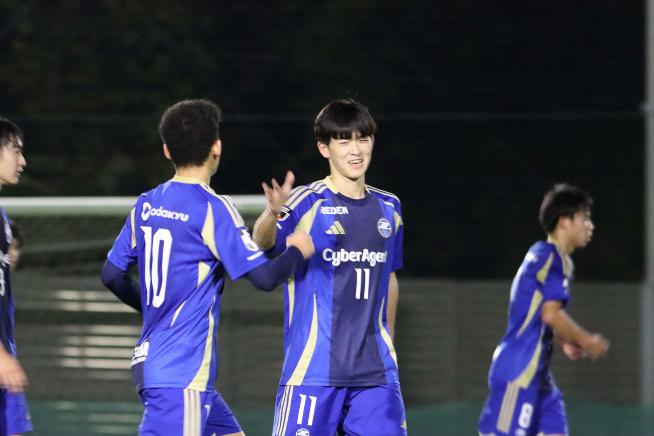 町田ユースの得点源となっているFW林夏生（C）FCMZ