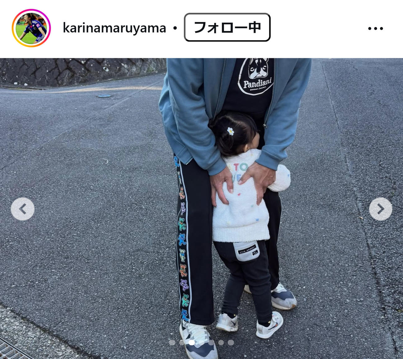 丸山桂里奈のインスタグラムから