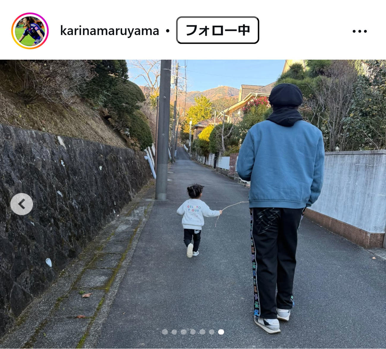 丸山桂里奈のインスタグラムから