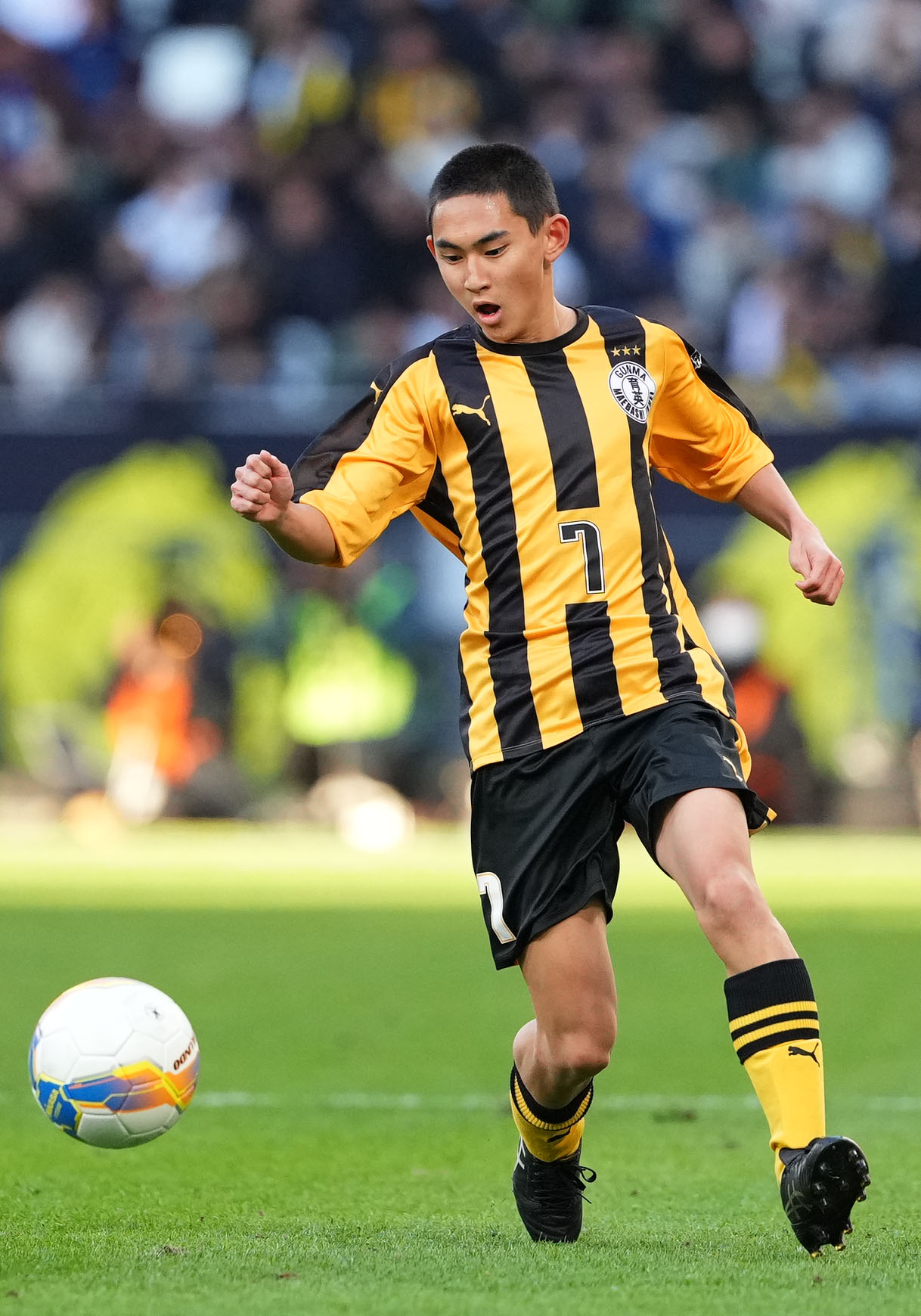 前橋育英・白井誠也（2025年1月撮影）