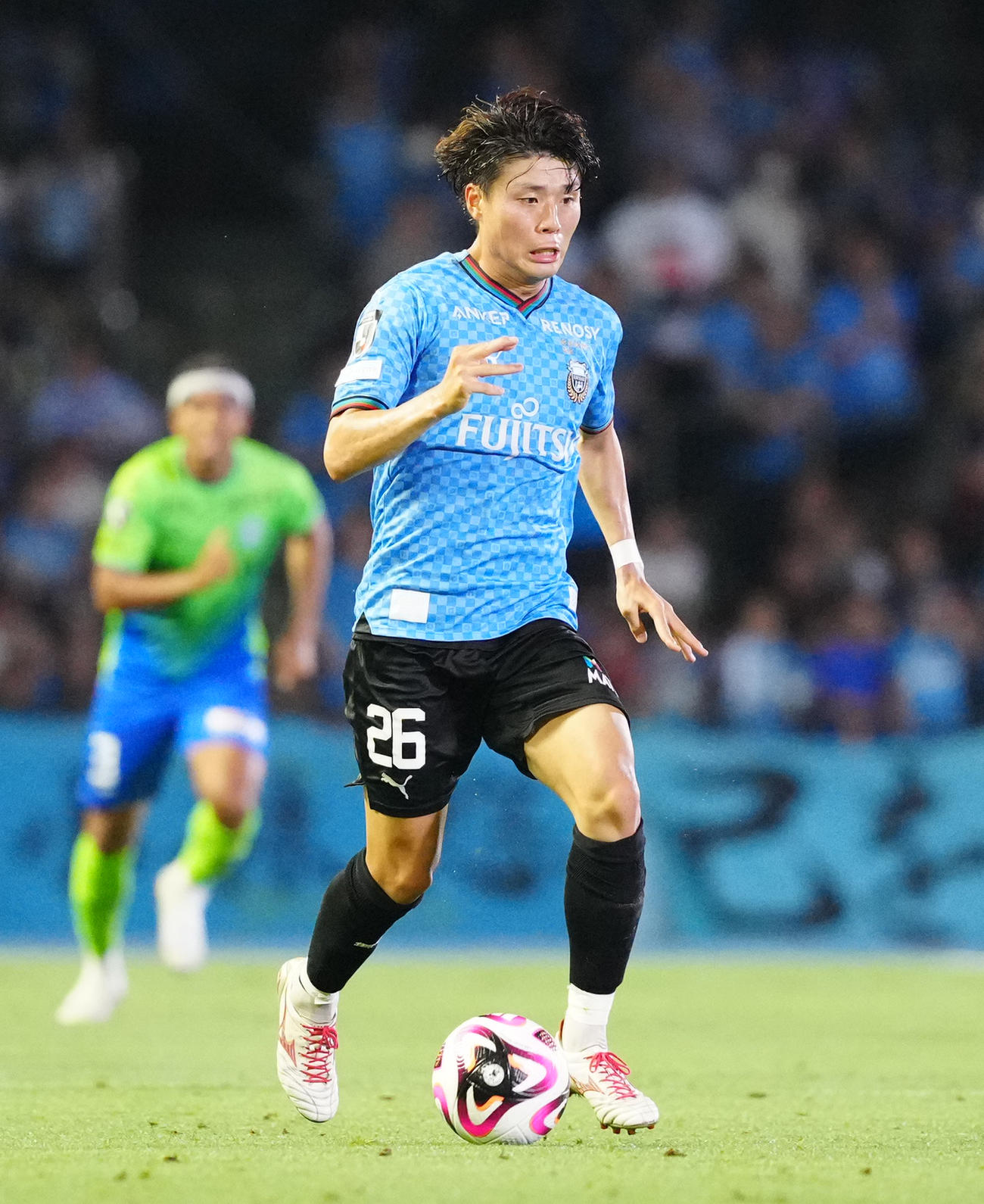 川崎F山内日向汰（24年6月撮影）