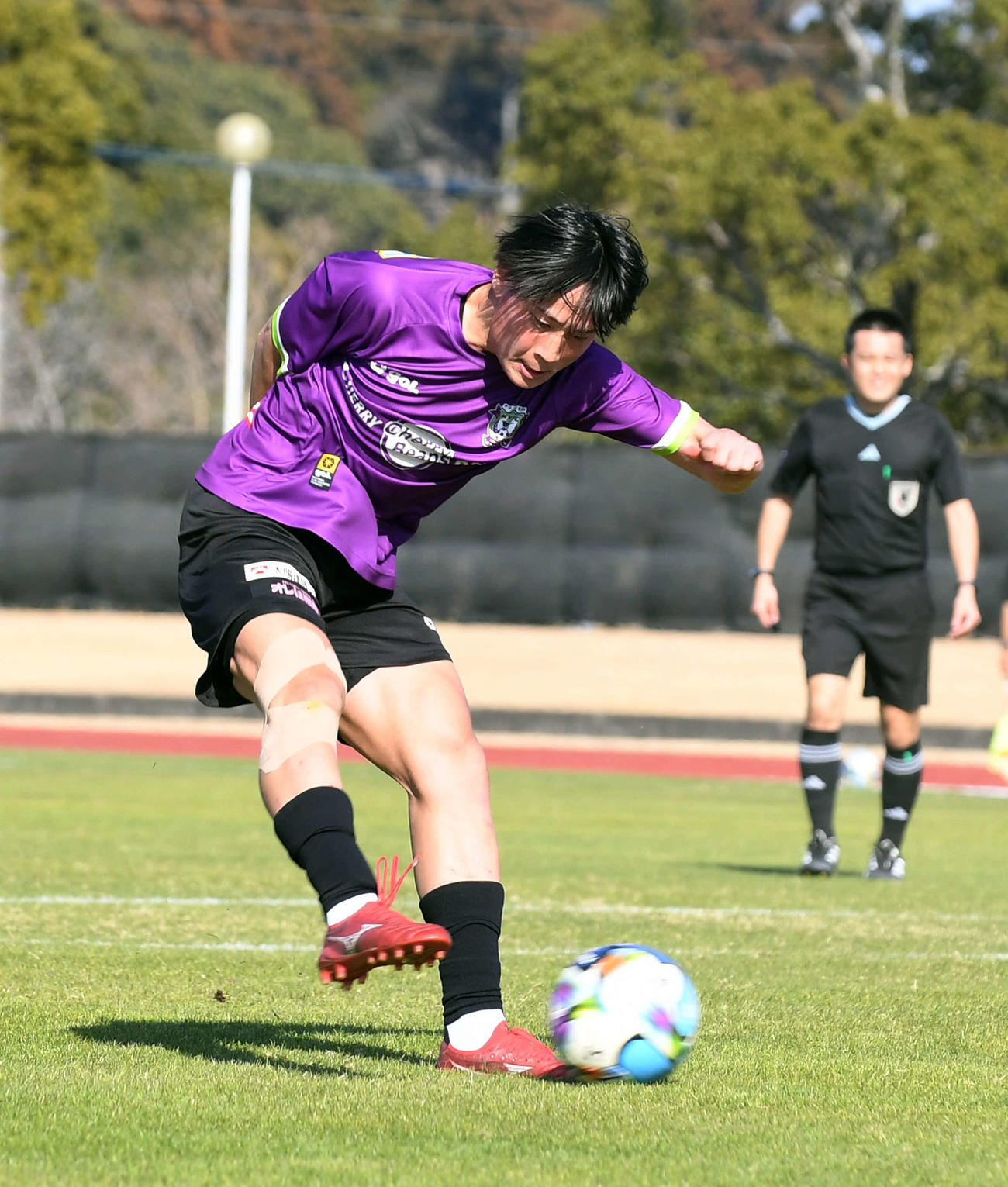 3本目の追加タイム、自身2点目をマークする藤枝真鍋