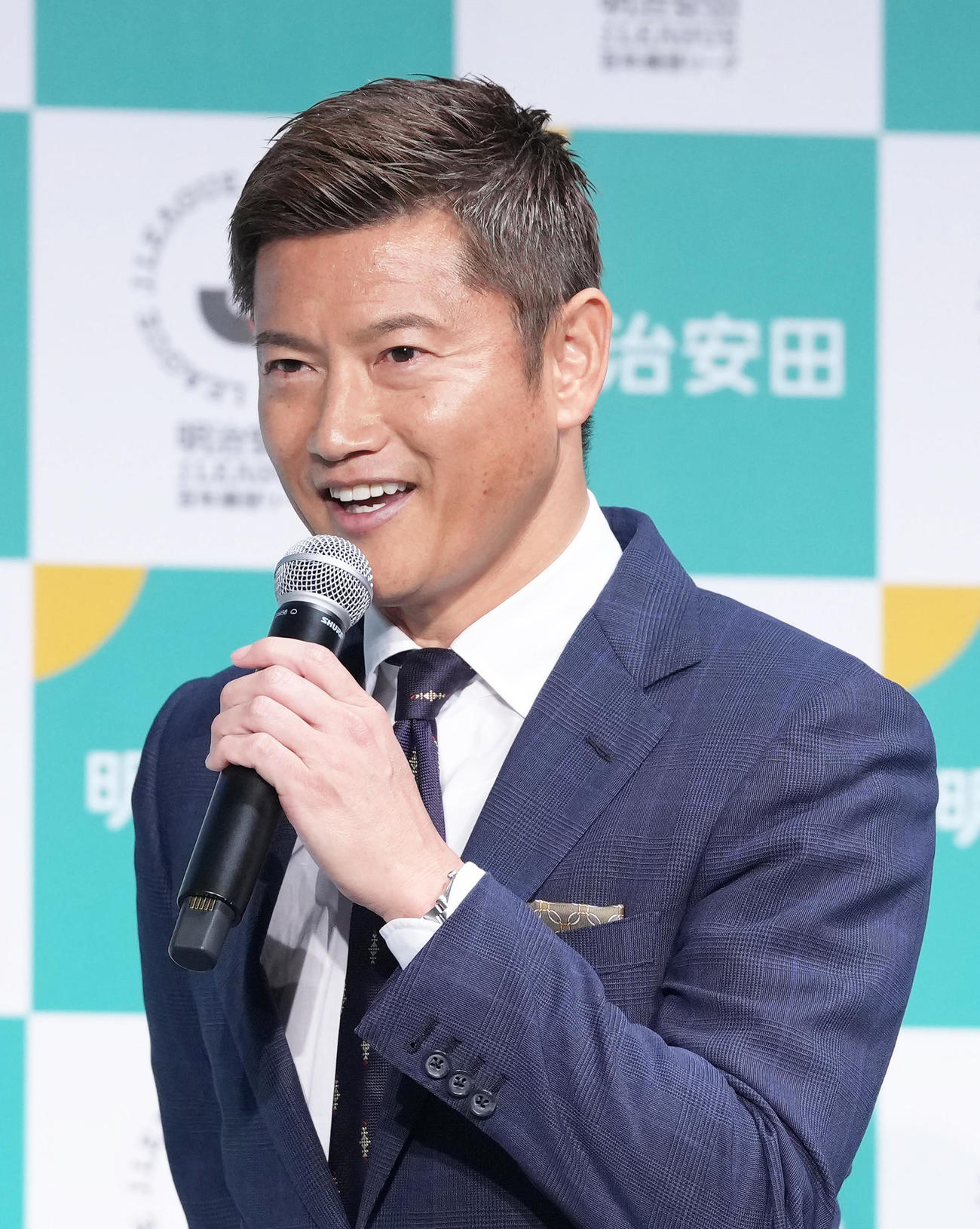 イベントに登場した播戸氏（撮影・足立雅史）