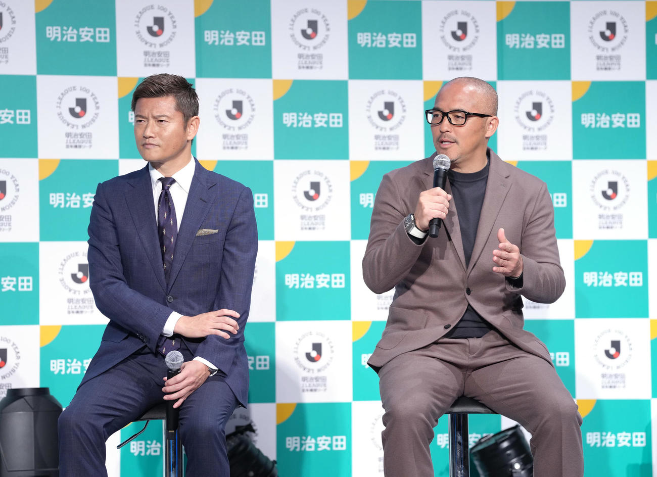 イベントに登場した播戸氏（左）と小野氏（撮影・足立雅史）