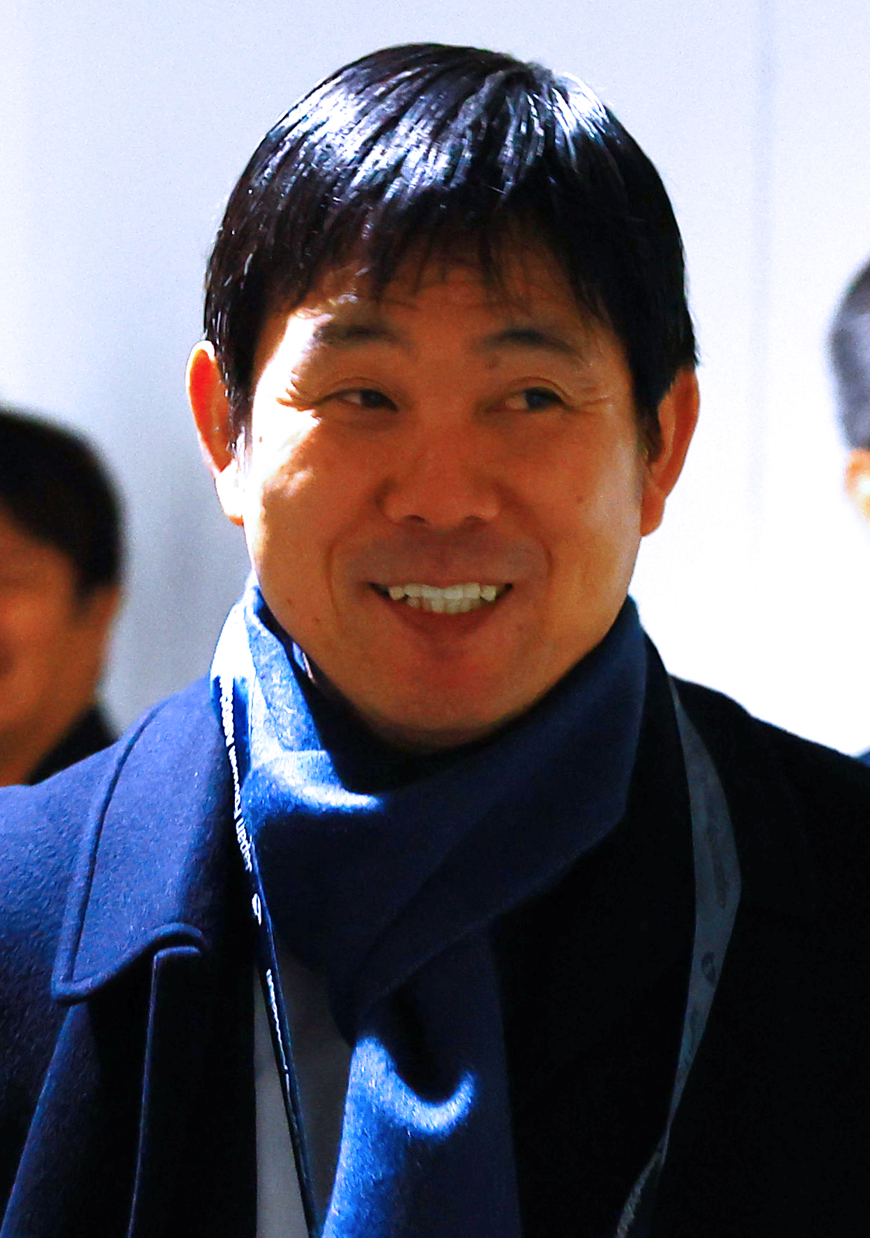 東京対鹿島　観戦に訪れた日本代森保監督（撮影・野上伸悟）