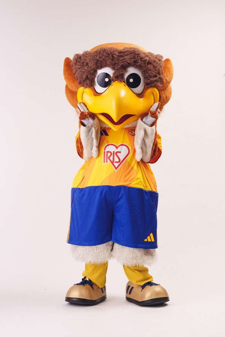 泉郵便局の一日郵便局長に就任するJ2仙台クラブマスコット「ベガッ太」（C）VEGALTA SENDAI