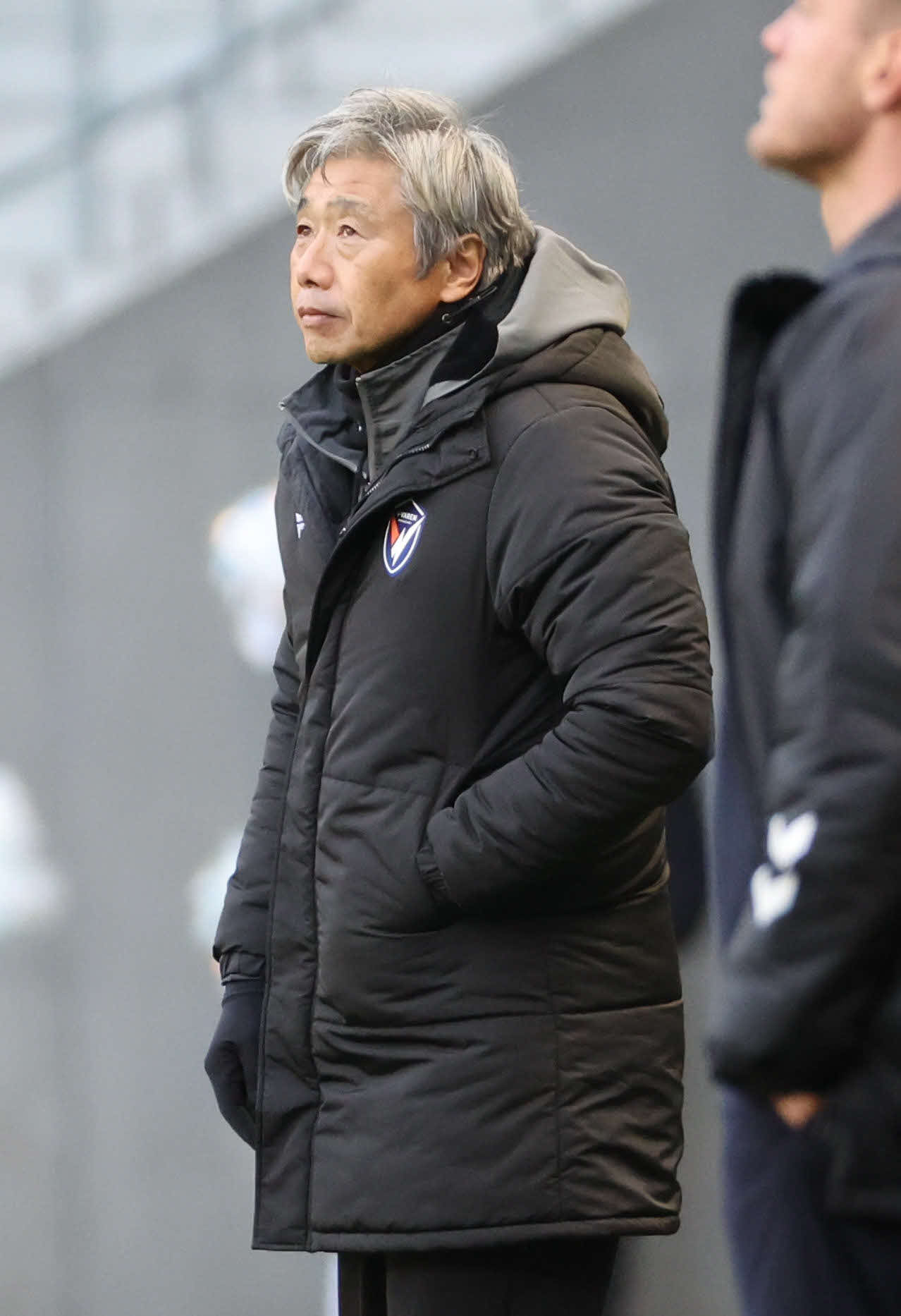 G大阪対長崎　試合を見守る長崎高木監督（撮影・西尾就之）