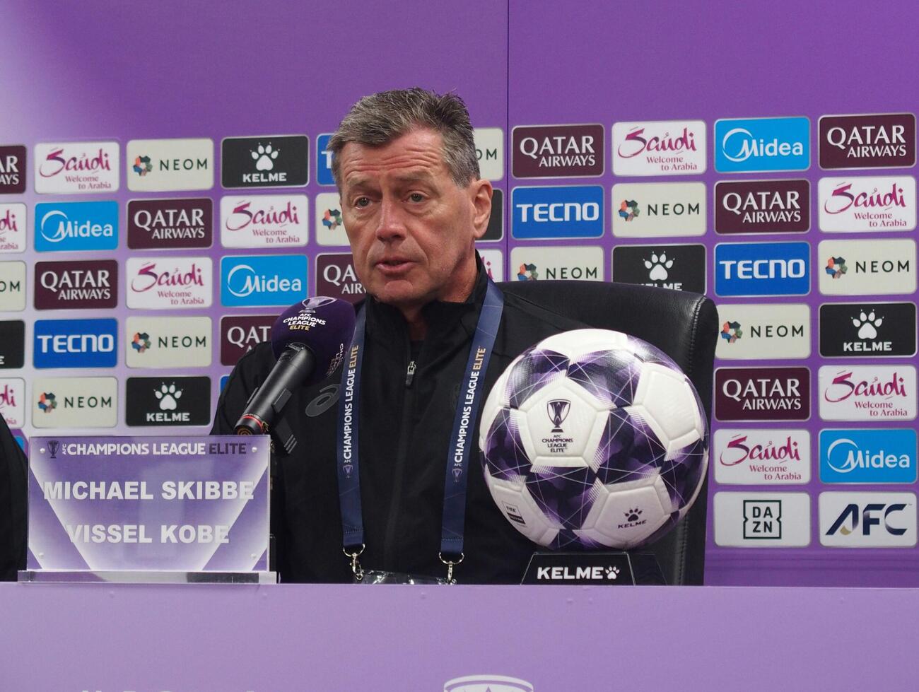 ヴィッセル神戸のミヒャエル・スキッベ監督（2026年3月10日撮影）