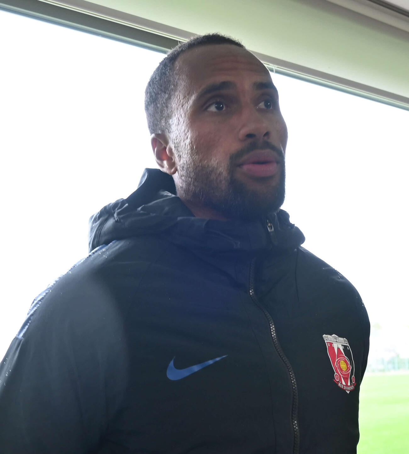 スウェーデンがW杯出場を決めて喜びを語る浦和FWイサーク・キーセテリン（撮影・飯岡大暉）