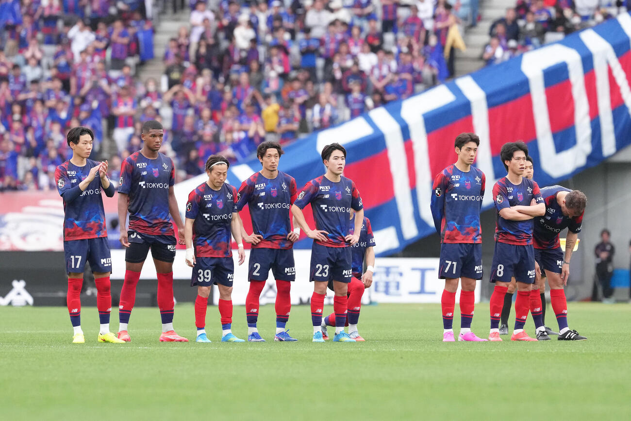 東京対町田　PK戦で敗れた東京（撮影・足立雅史）