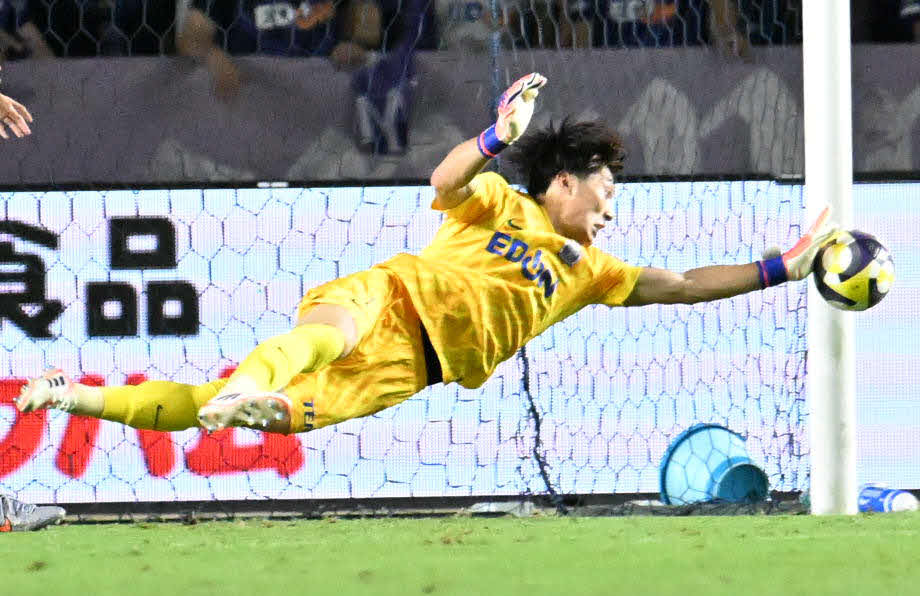 広島GK大迫敬介（2025年9月撮影）