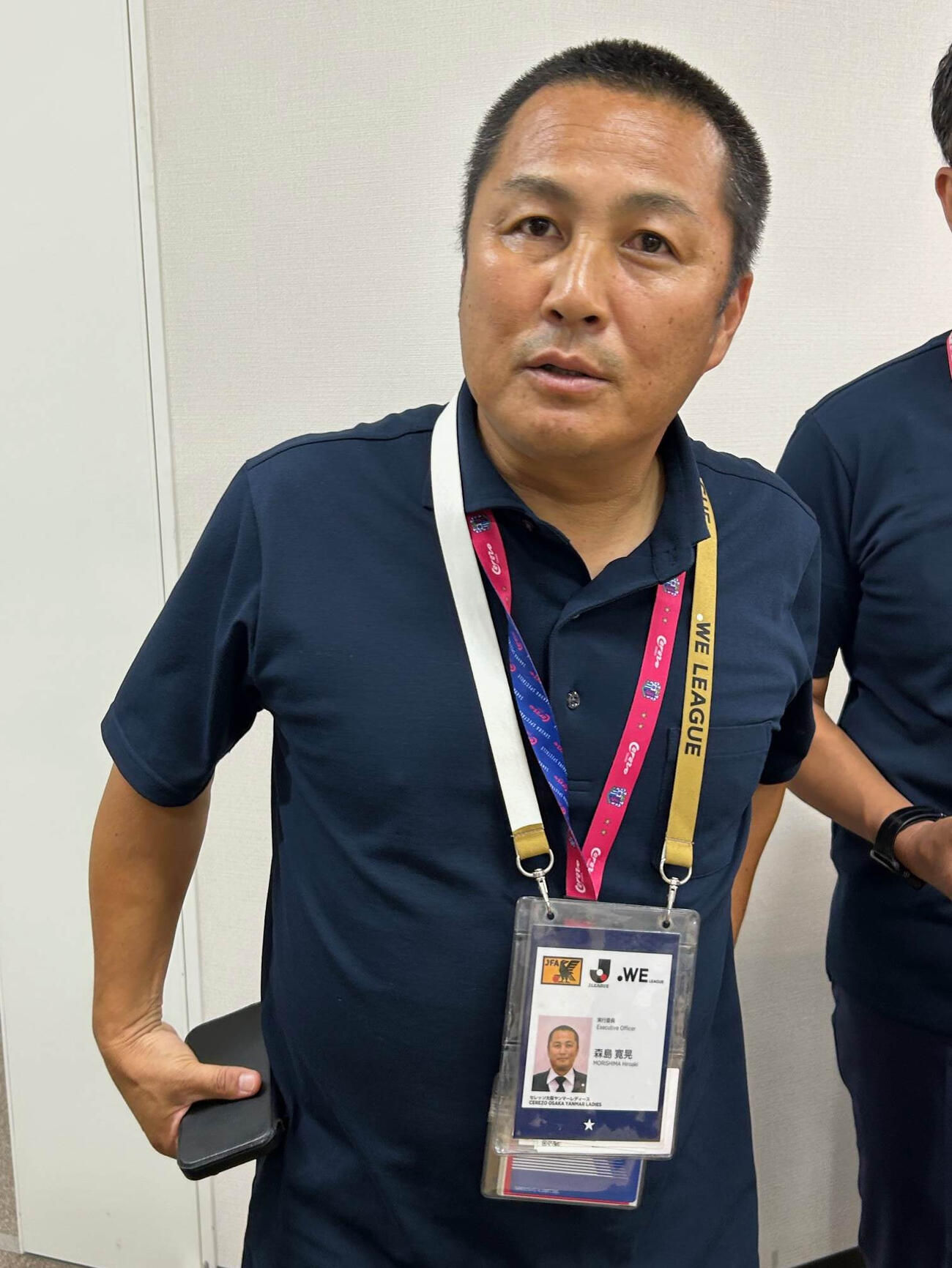 C大阪森島寛晃会長（2025年8月撮影）