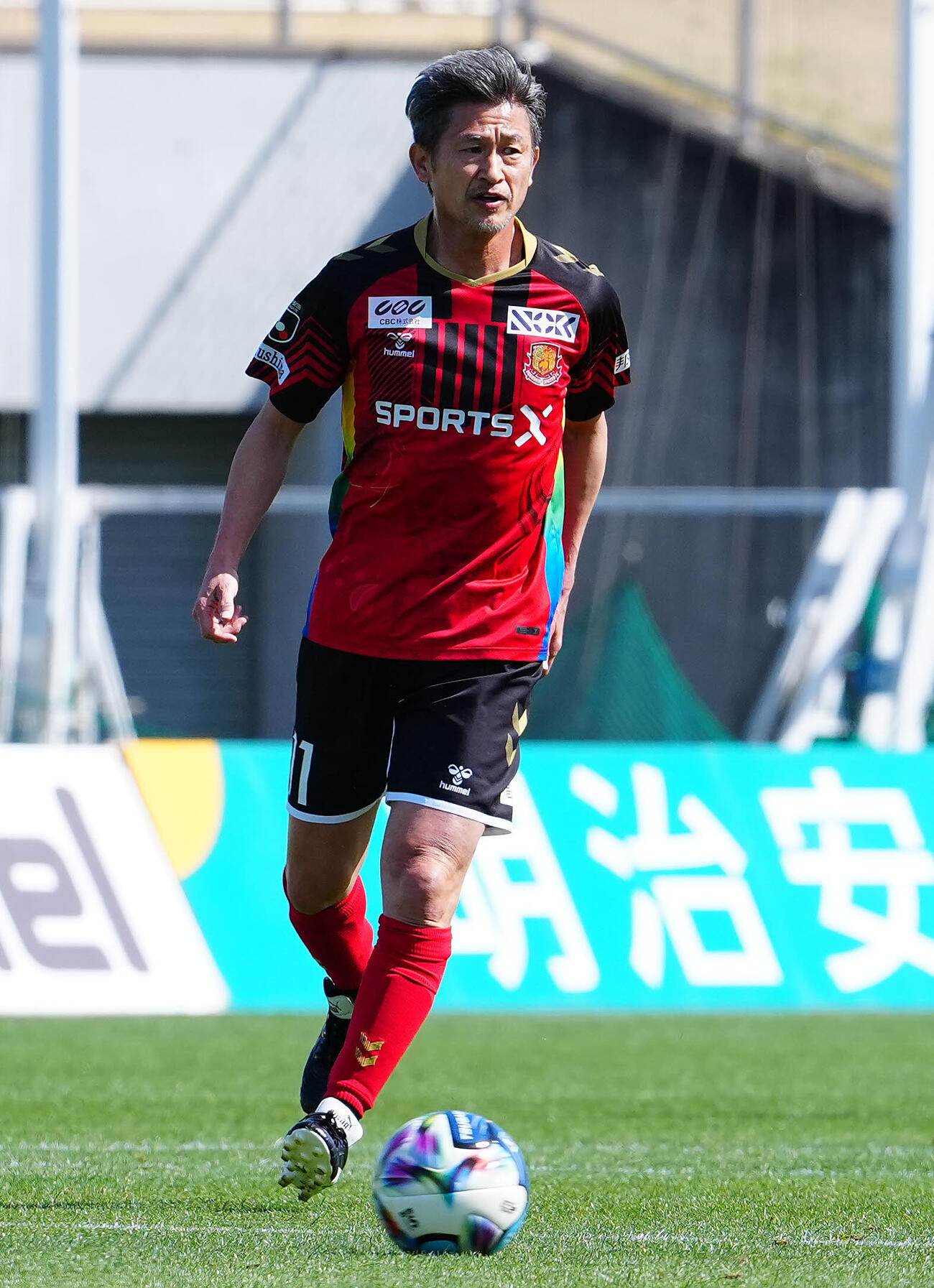 福島のカズ（三浦知良）（2026年4月19日撮影）