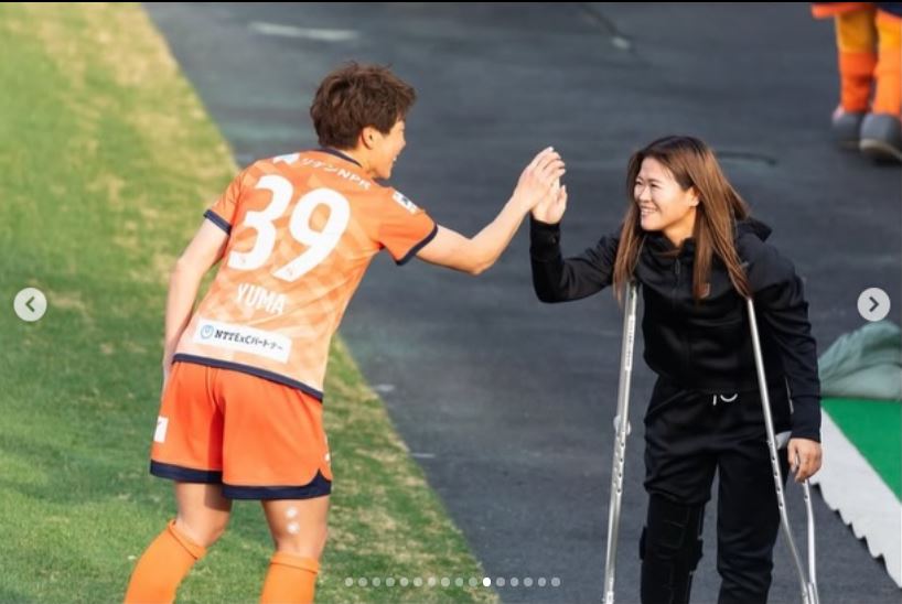 五嶋京香選手のインスタグラムから