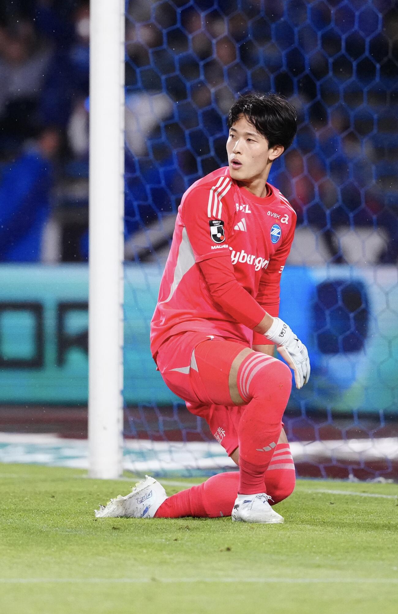 明治安田J1百年構想リーグ　第12節　町田対東京V PK戦で勝利した町田GK谷晃生（撮影・江口和貴）