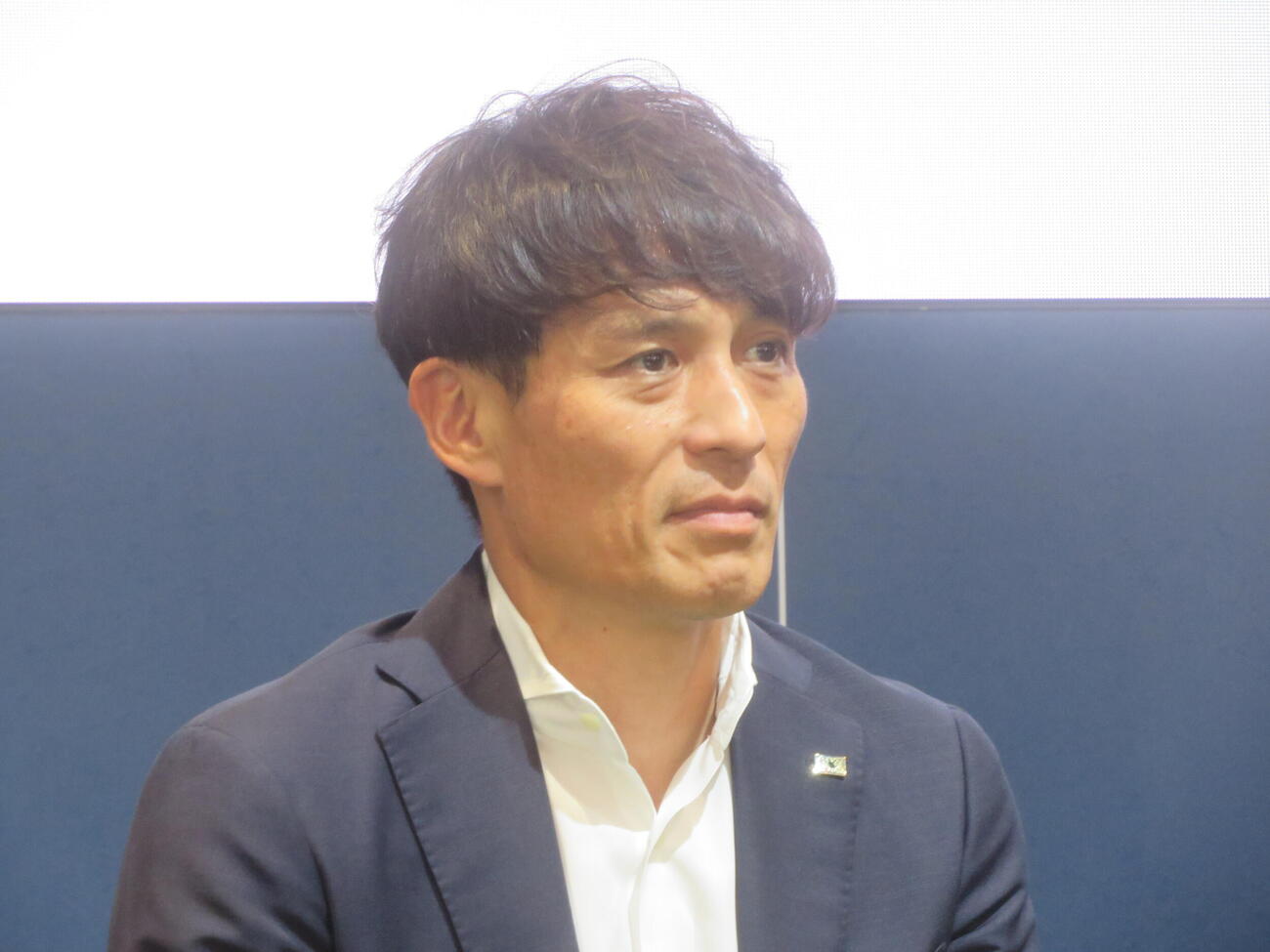 日本サッカー協会（JFA）主催の「JFAみらい会議！」に出席した宮本恒靖会長