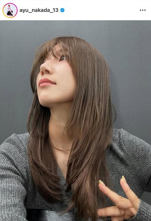 WEリーグ】仲田歩夢「オフシーズンに入るので…」ロングヘアで雰囲気