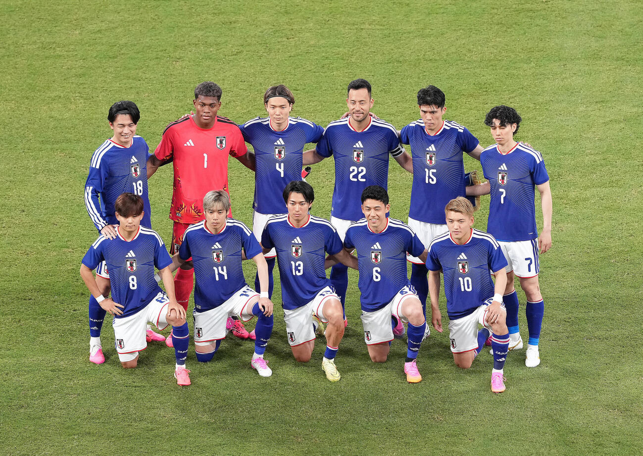 キリンチャレンジカップ2026　日本対アイスランド　日本代表のスタメン（撮影・足立雅史）