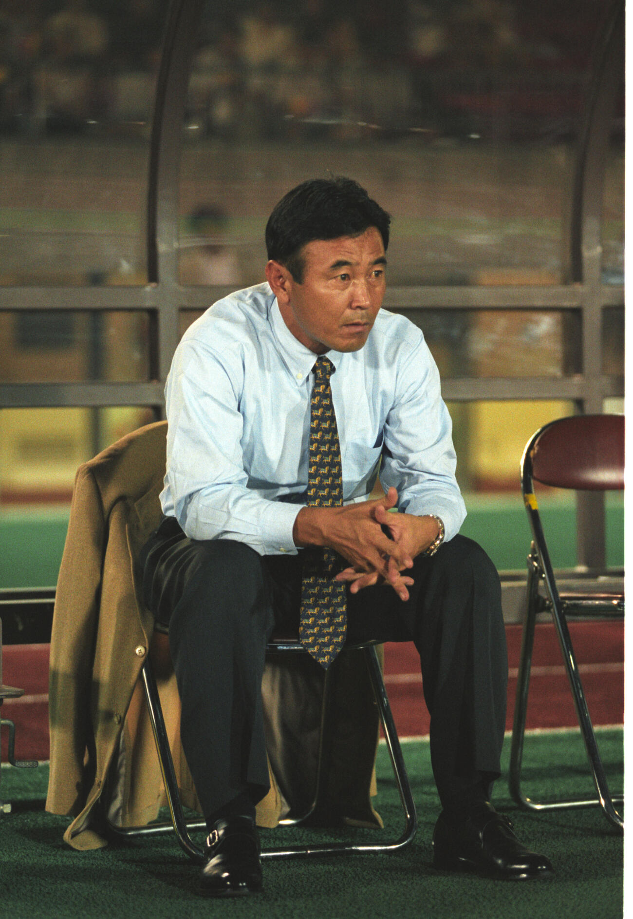 名古屋監督時代の田中孝司さん＝1998年8月