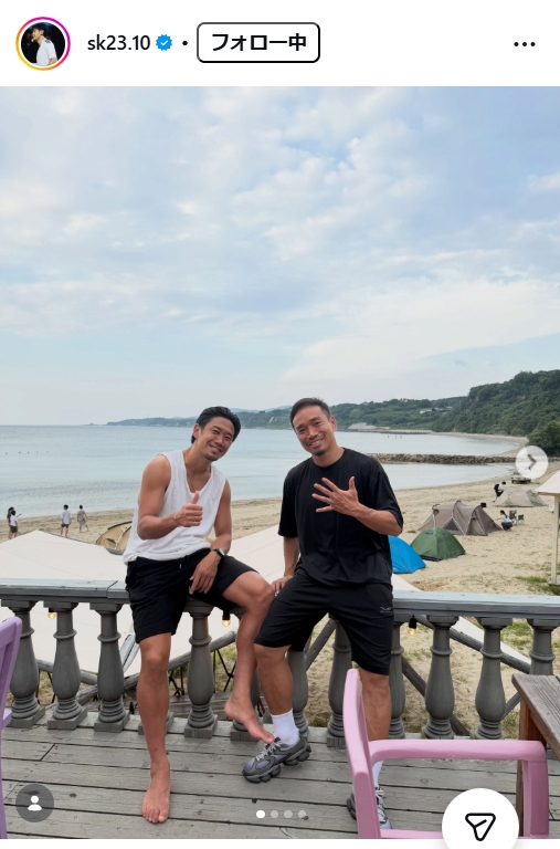 香川真司のインスタグラムから