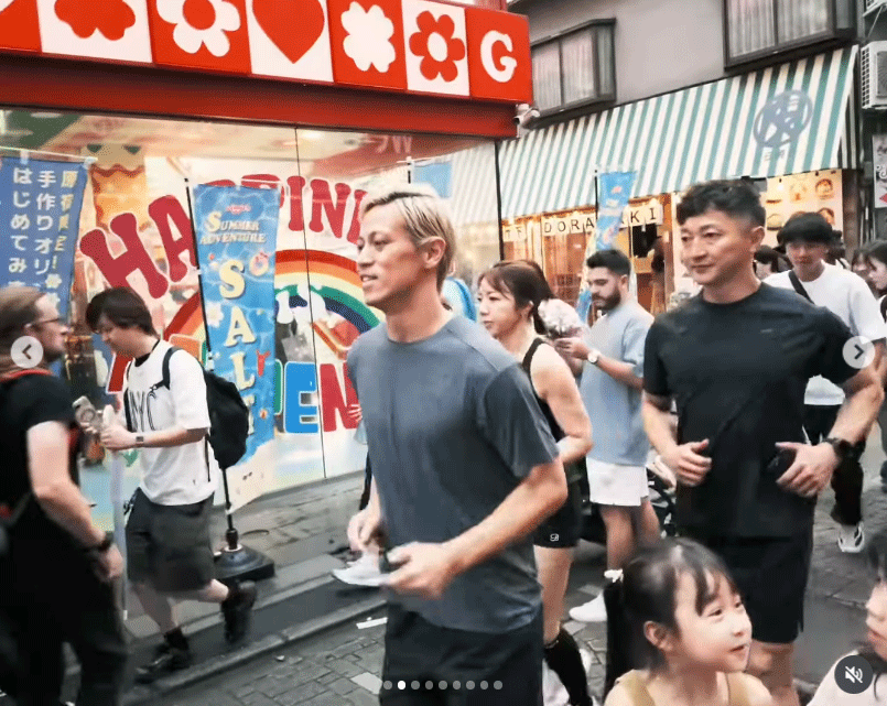 本田圭佑のインスタグラムから