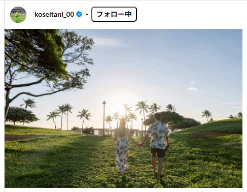 谷晃生のインスタグラムから